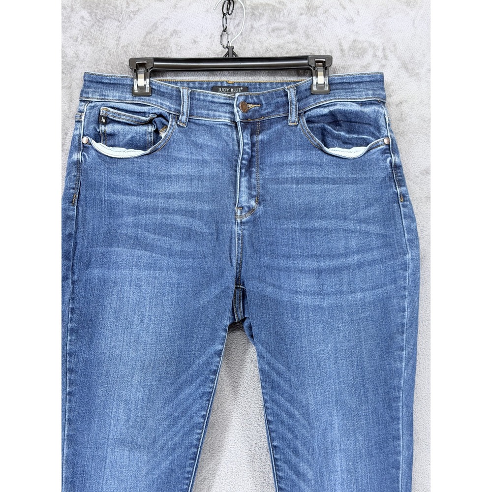 Judy Blue Womens 16W Skinny Fit‎ High Rise Medium Wash Denim Jeans JB82106MD-PL - Picture 2 of 10